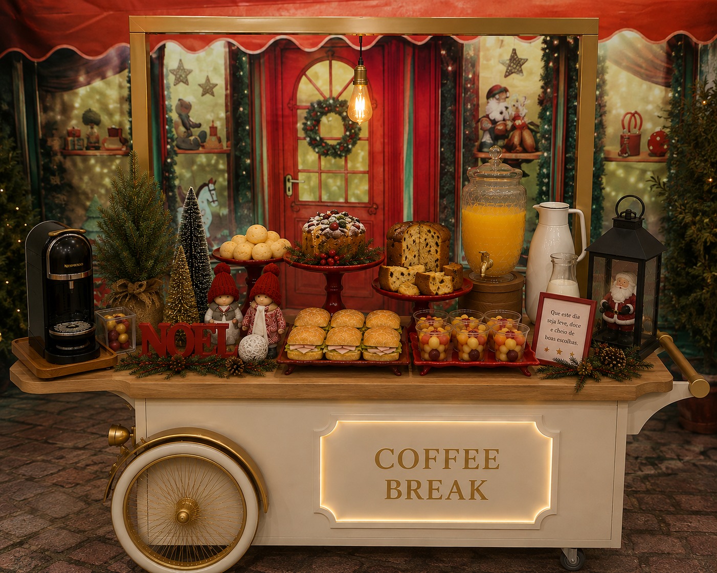 Edição Grand Experience Natalino com Máquina Expresso & Panettones
